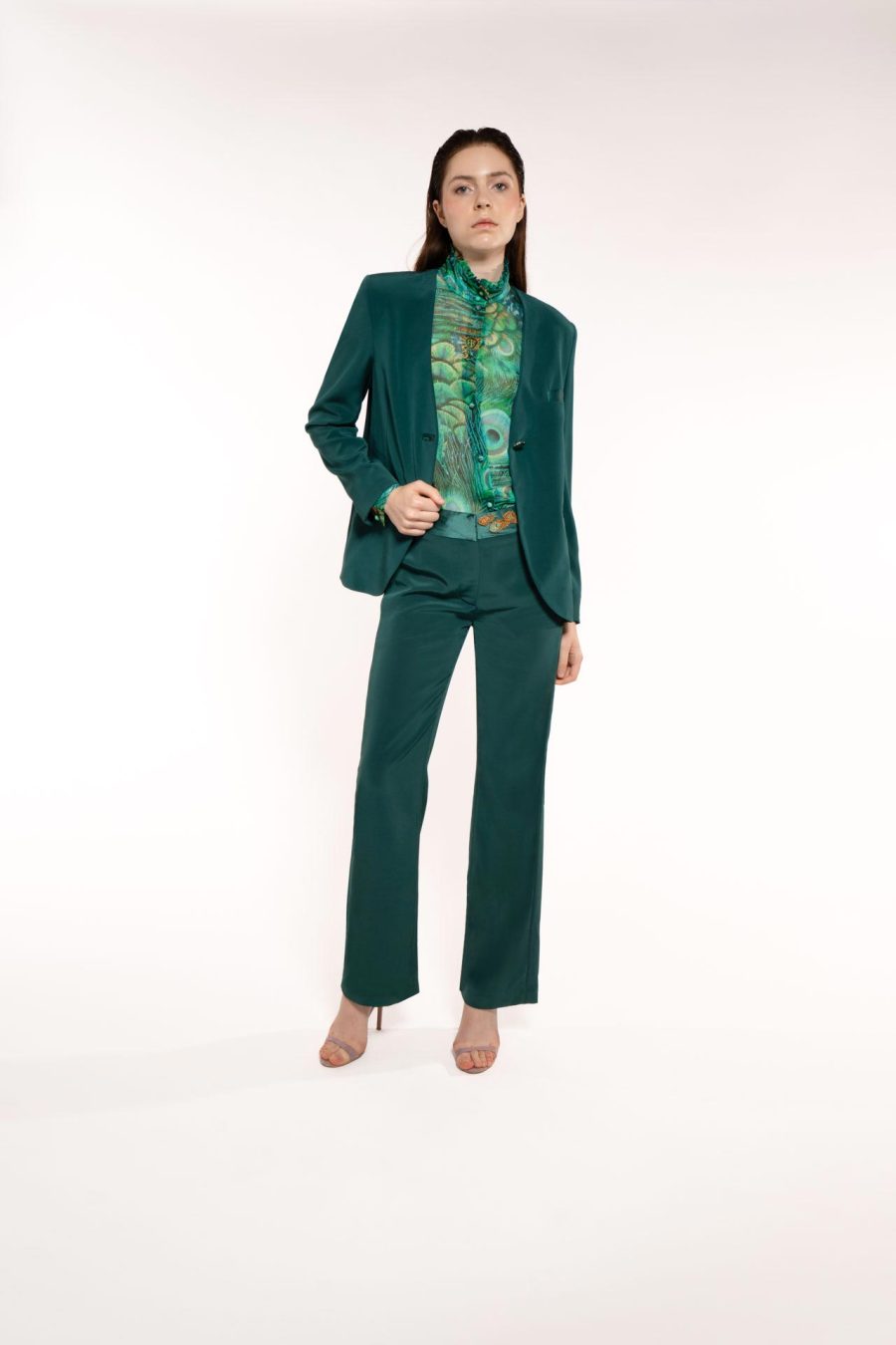 Green Cadi Pants