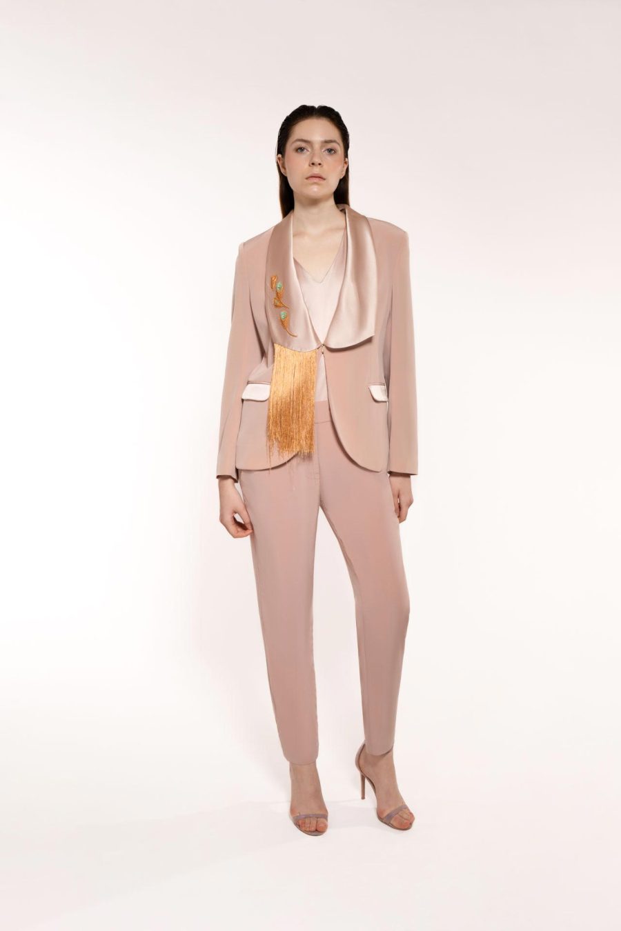 Anna Pink Elegant Jumpsuit