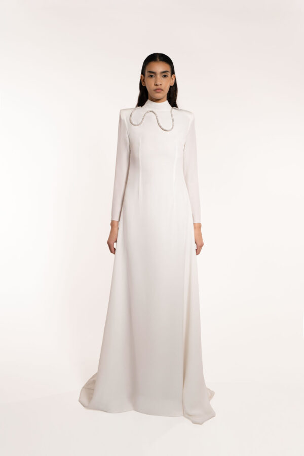 Long Dress With Swarovski