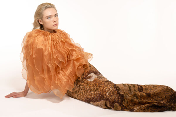 Big Gold Waves Top