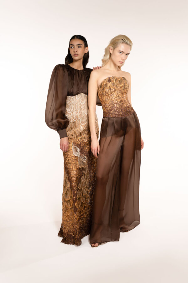 Long Embroidered Dress