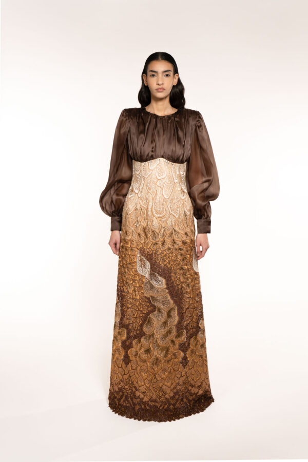 Long Embroidered Dress