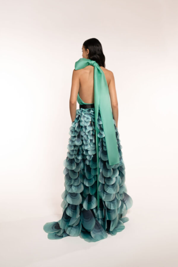 Long Big Peacock Skirt