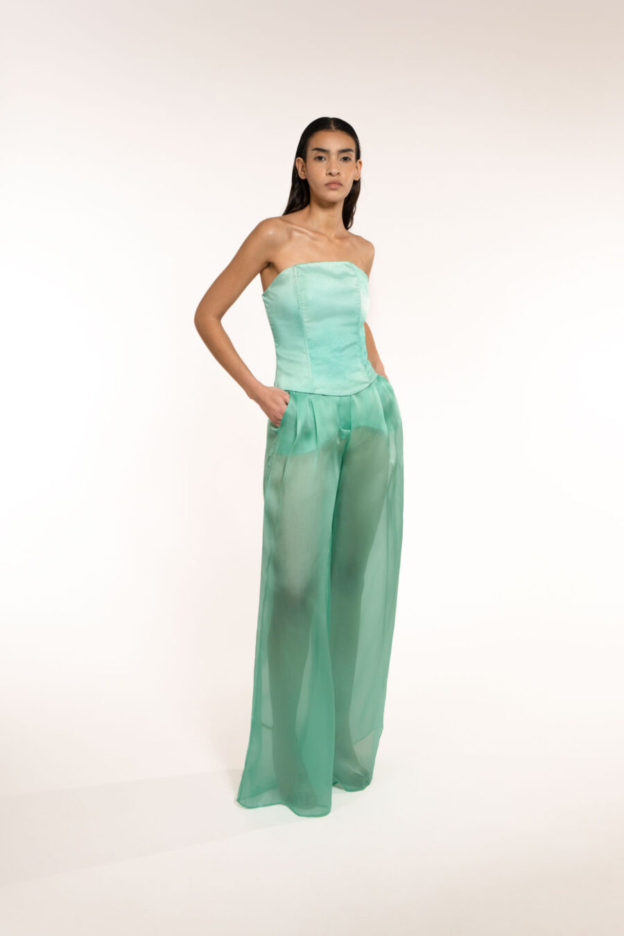 Organza Large Wide Pants