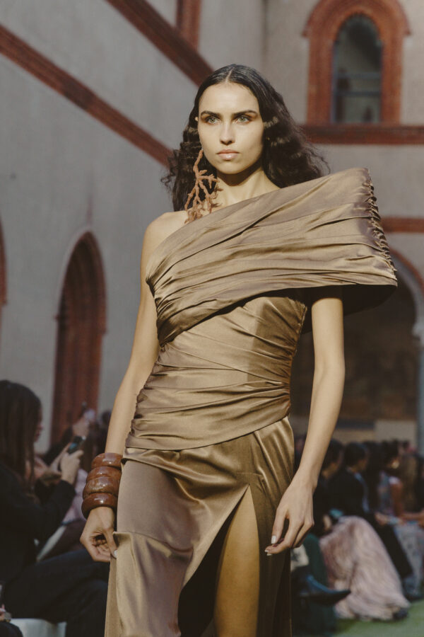 Handcrafted Single Earring from Runway – Earth-Maktub SS 2026 Collection