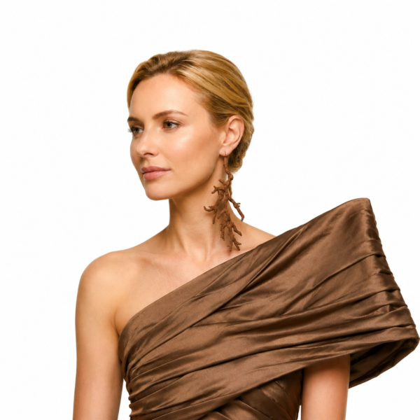 Handcrafted Single Earring from Runway – Earth-Maktub SS 2026 Collection