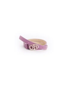 Leather Belt — Lilac