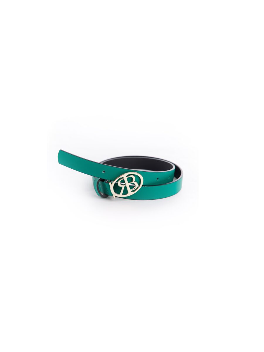 Leather Belt — Green