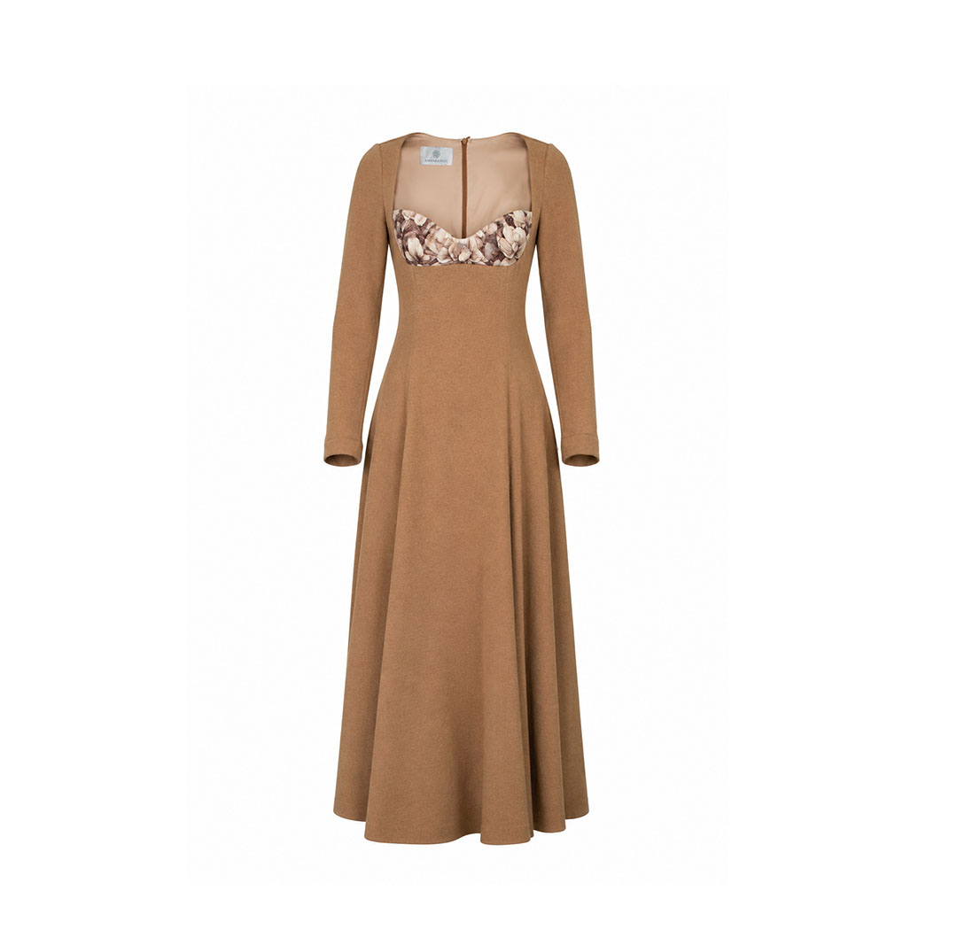 Wool Midi Dress
