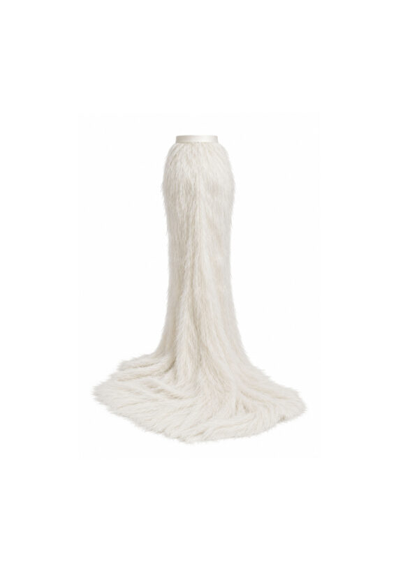 Long Mermaid Skirt with Front Split