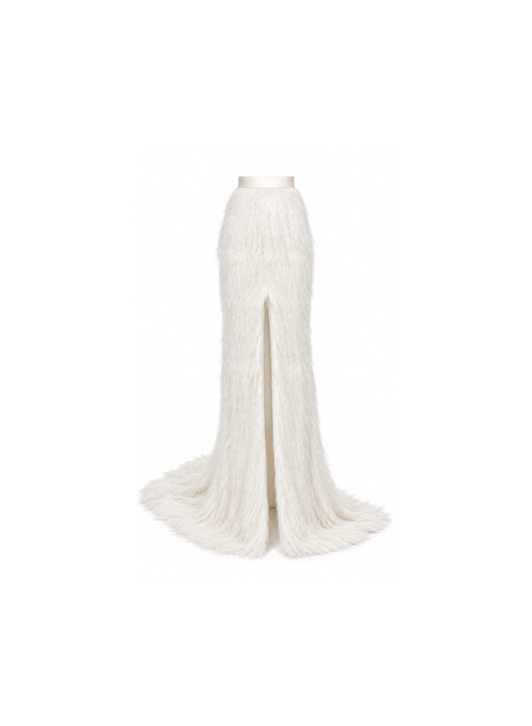 Long Mermaid Skirt with Front Split