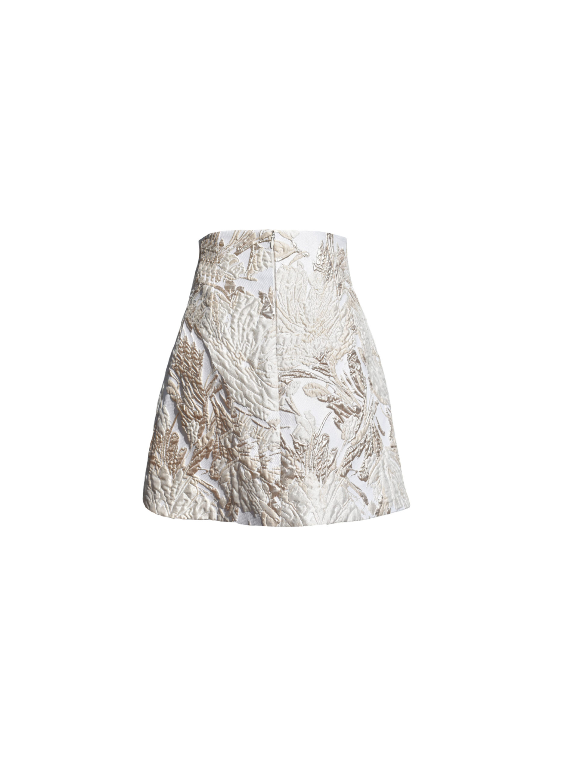 Short Skirt with Removable Draped Belt