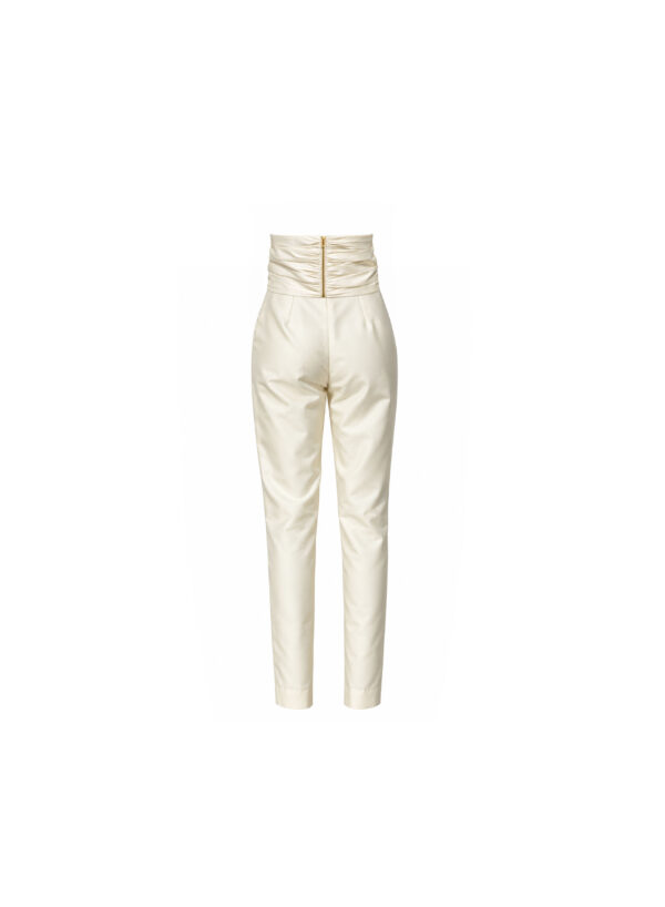 Pants with Draped Belt