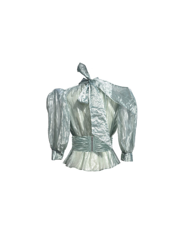 Shirt with Draped Belt