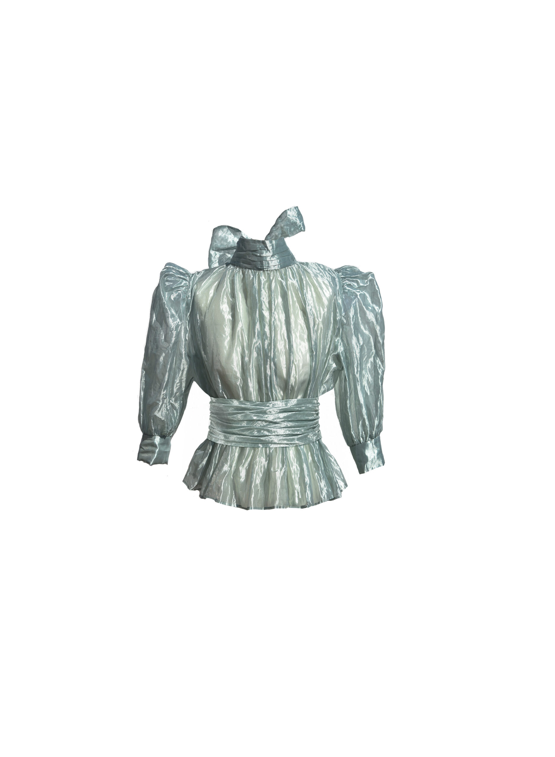 Shirt with Draped Belt