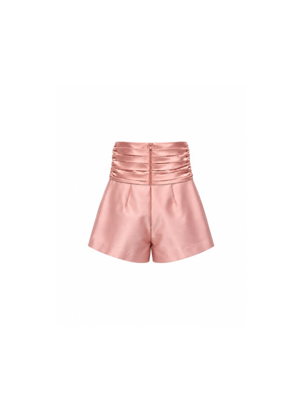 Shorts with Draped Belt