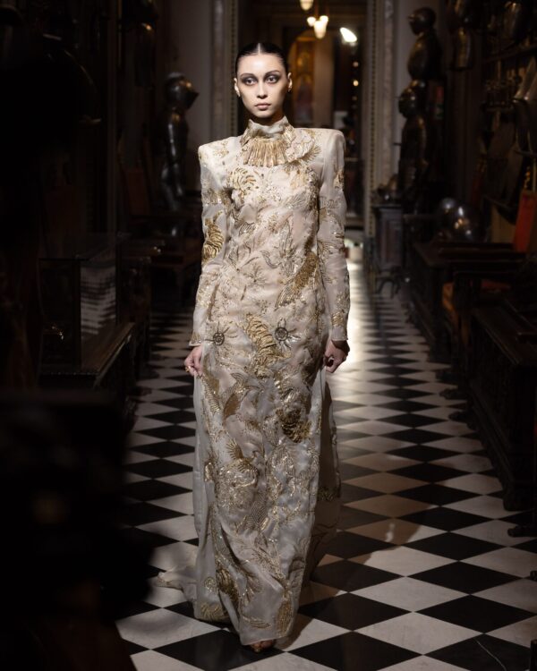 Handmade Embroidered Long Dress