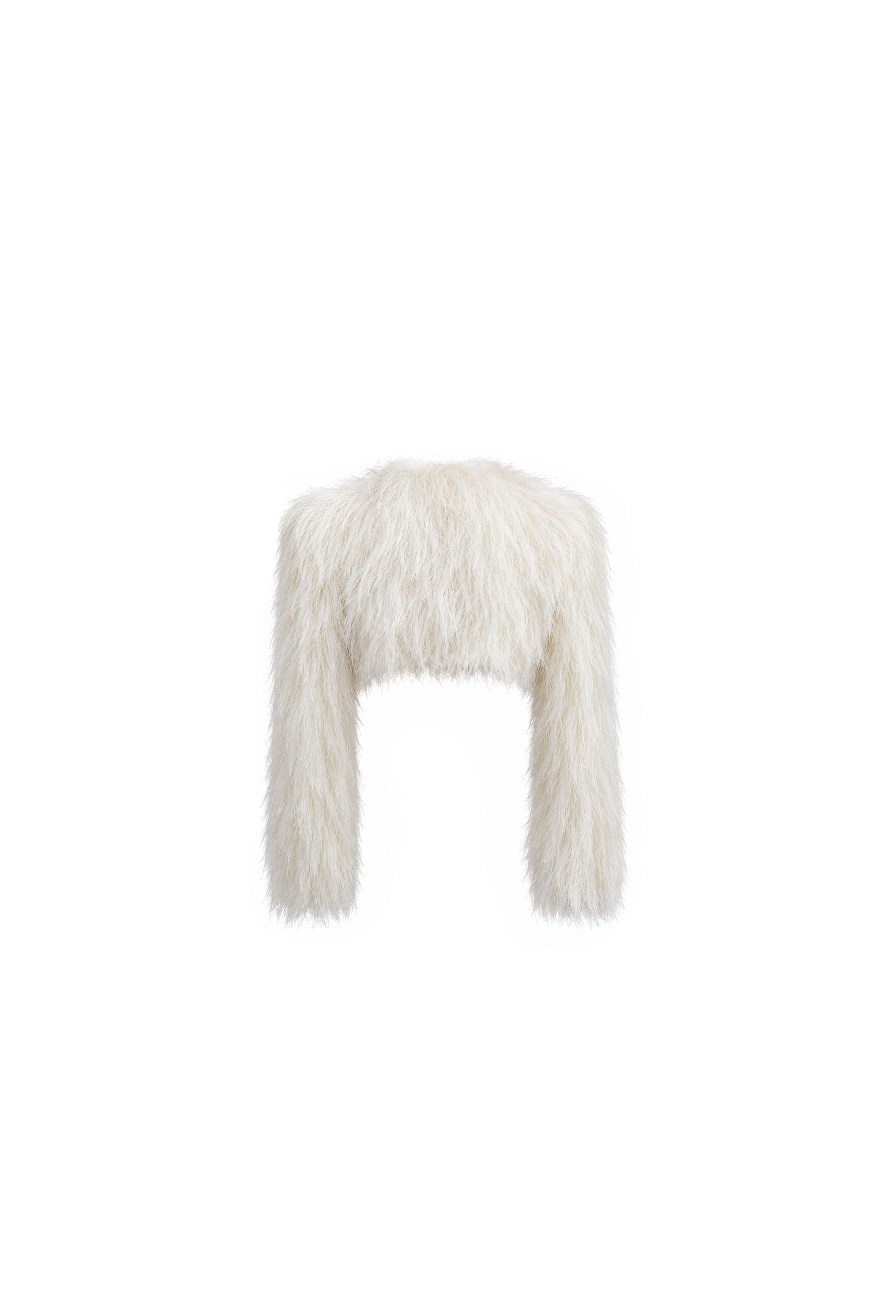 Jacket in Fringed Jersey