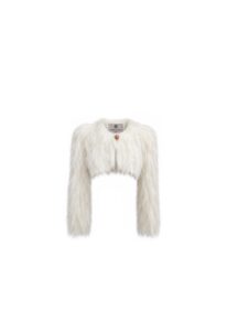 Jacket in Fringed Jersey