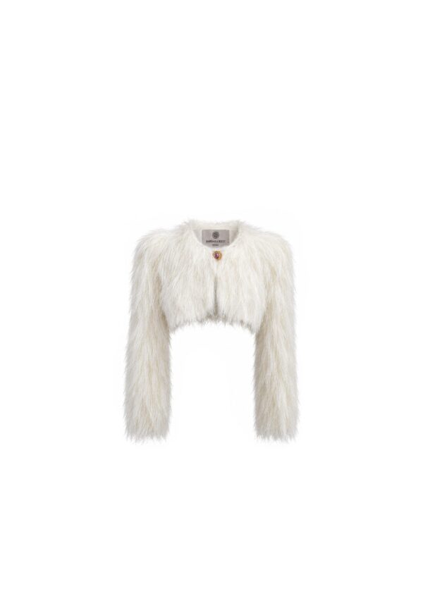 Jacket in Fringed Jersey