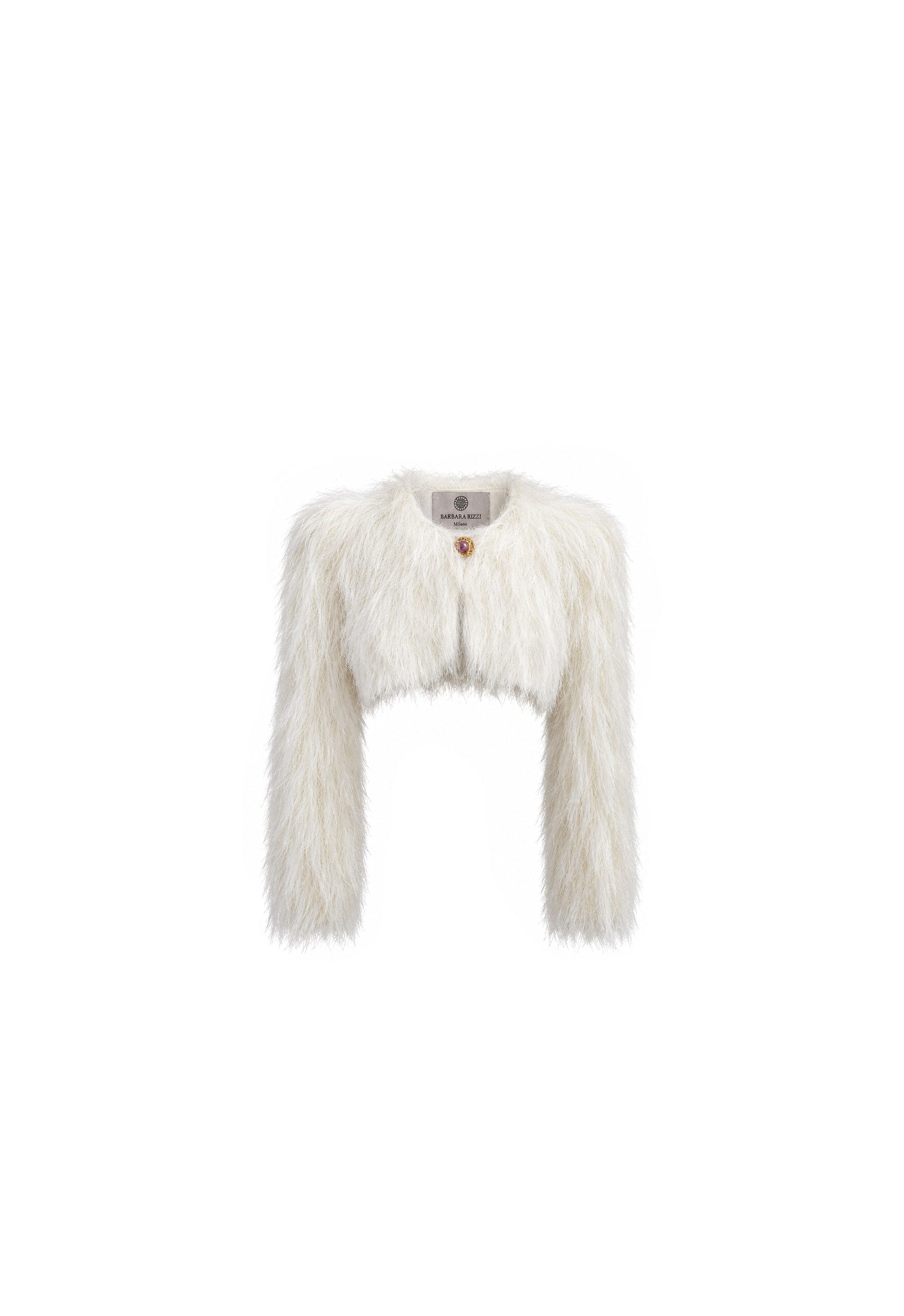 Jacket in Fringed Jersey